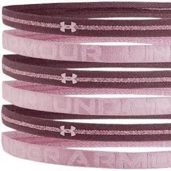 BRAND NEW women under armour 6 pack headbands (purple) - Picture 1 of 3